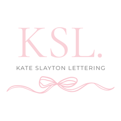 Kate Slayton Lettering logo
